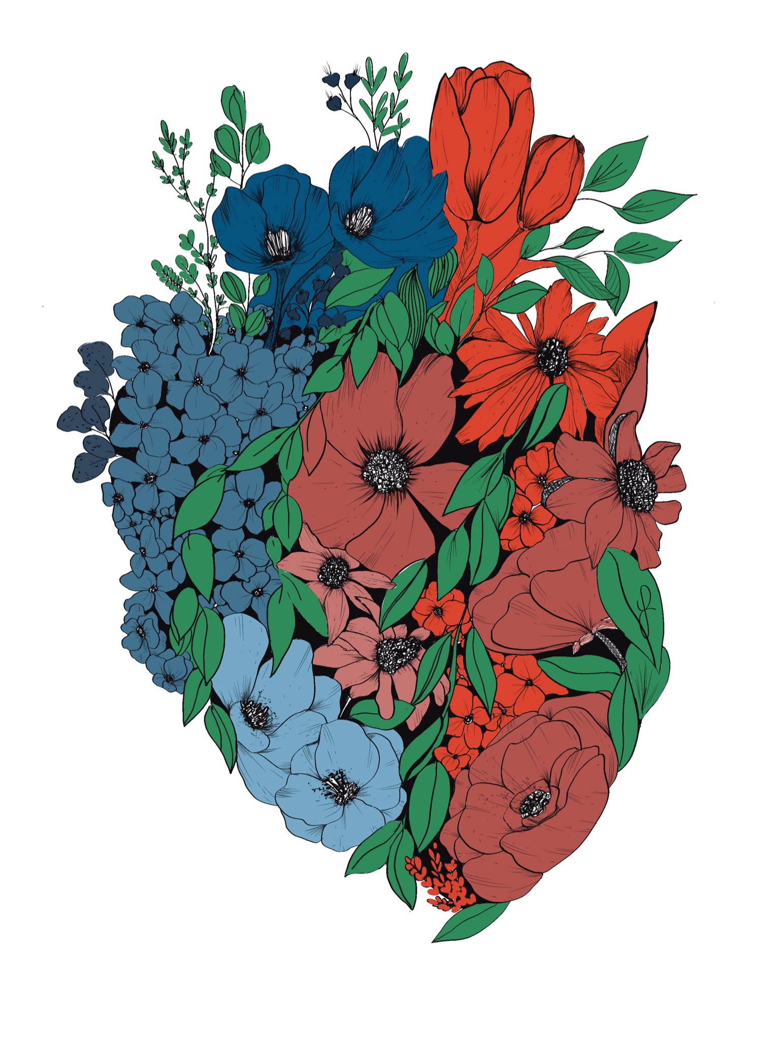 Anatomy Art Sticker Set