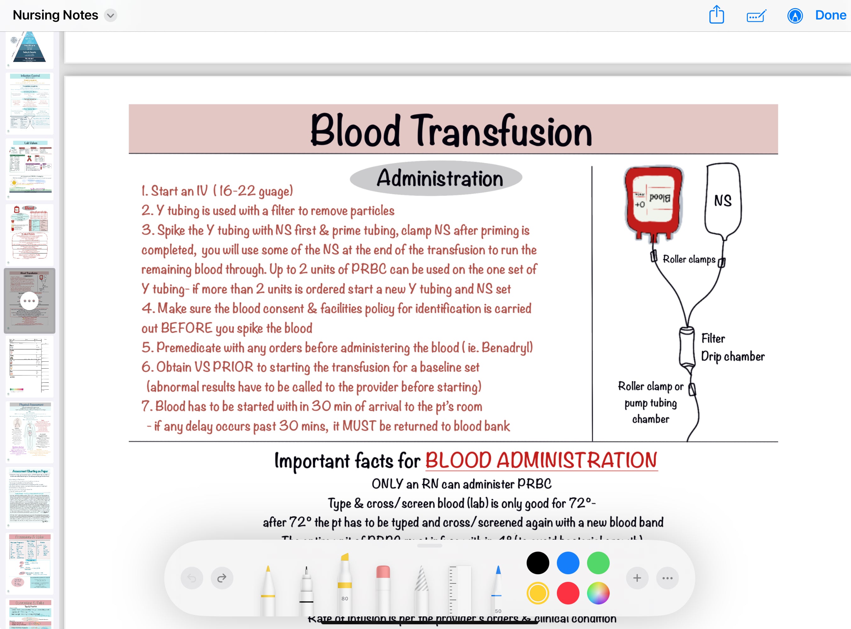 Nursing School Notebook (Digital)